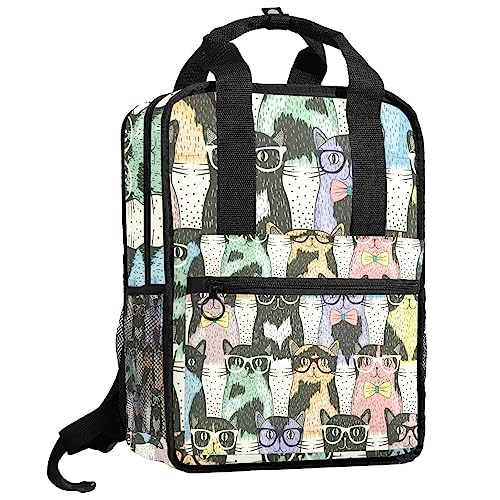 Sac à dos pour garçons bretelles réglables et cartable chats