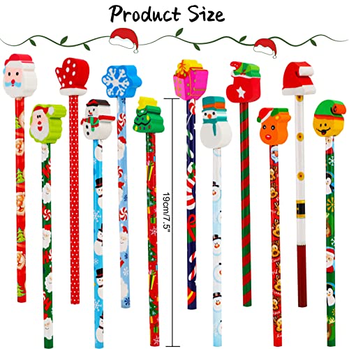 Set de 24 lápices navideños y mini cuadernos HOWAF miniatura 2