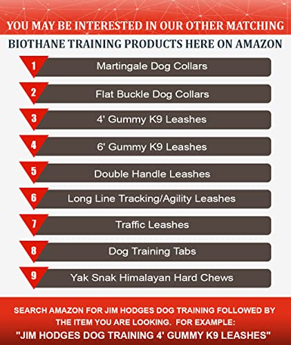 Jim Hodges Dog Training Martingale Collar For Dogs, Biothane, Stainless Steel Hardware, No Pull, Made In The Usa, Professional Grade. Large, Black #TOP6