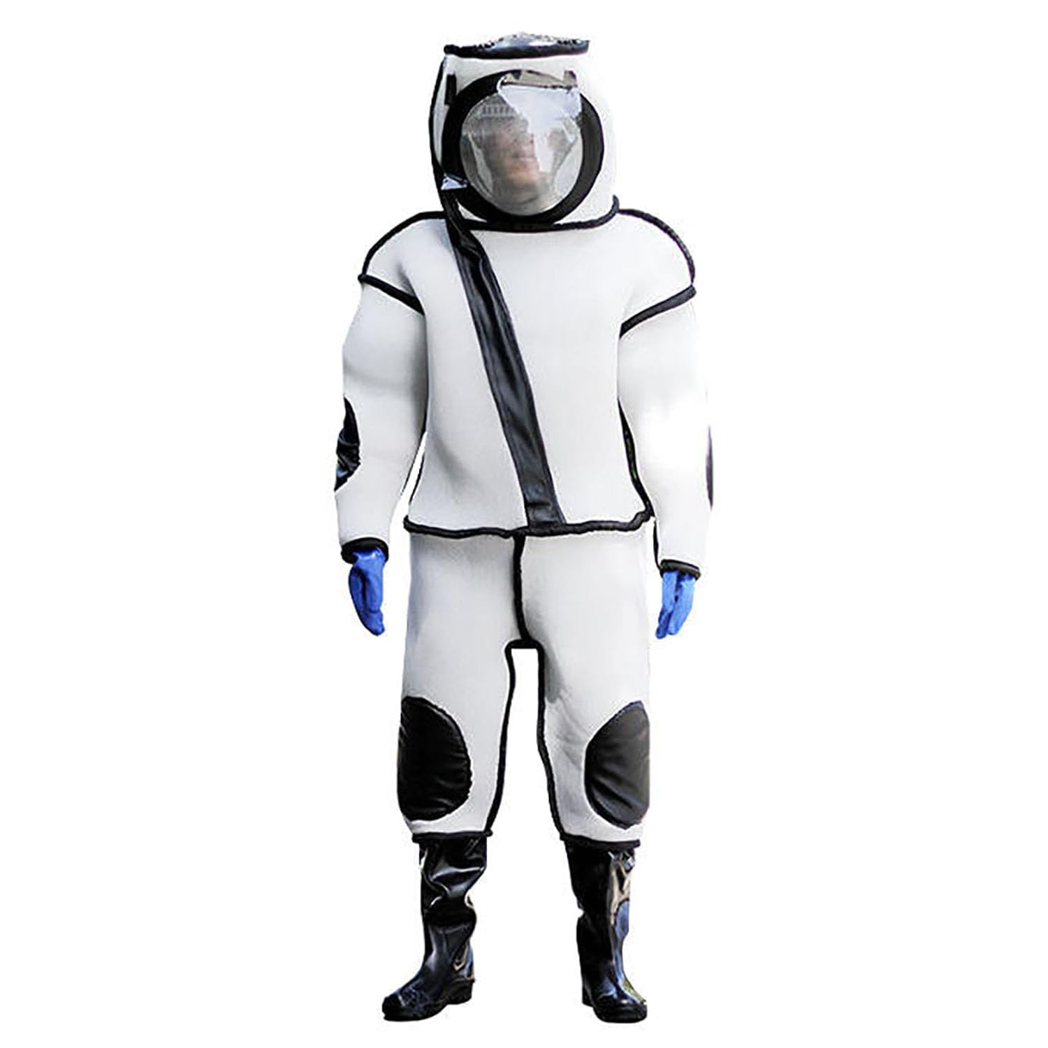 Traje de apicultura profesional, máscara convexa, ventiladores superiores y traseros, incluye guantes y zapatos para apicultores de patio trasero
