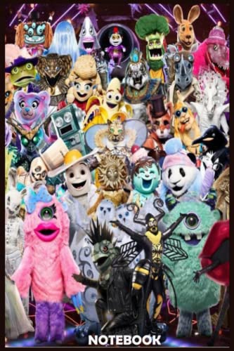 The Masked Singer Us Every Characters Notebook: Journal For Writing, Size 6'' x 9'' inches, 110...