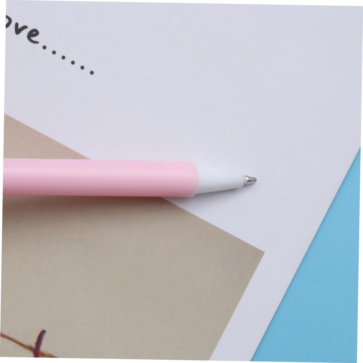 EXCEART 12pezzi Penne Sfera in Peluche Colorate per Studenti Penna Sfera per Scrivere Cancelleria Artistica per Ufficio e Scuola Colore Casuale