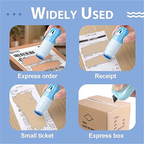 1/2/3/5Pcs Thermal Paper Correction Fluid,With Unboxing Knife, Portable Information Anti-Leakage Protection Correction Fluid, Protect Important Information, For Package Labels, Bills (1 Pcs) #TOP1