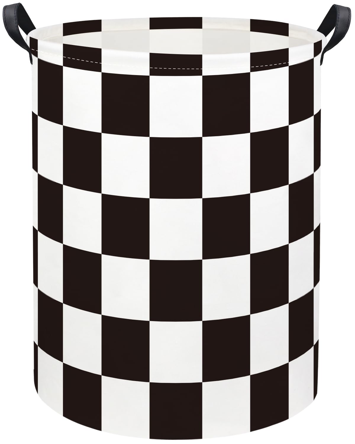 Baby Laundry Basket Kids Hamper Toy Storage Bin for Boys Room Decor Baby Nursery Hamper Gift Baskets for Bedroom Bathroom(Race Flag)