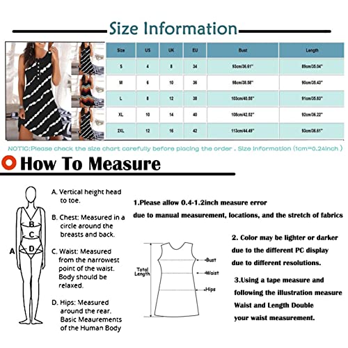 Summer Dress For Women Beach Boho Sleeveless Floral Print Sundress Cute Dress Mini Dress Loose Travel Boho Sun Dress #TOP1