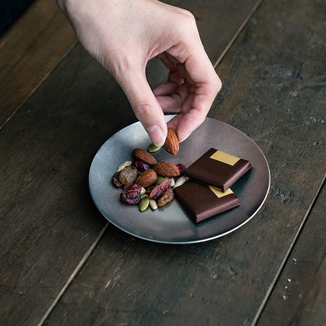 お値下げ❣️素敵すぎる。イギリス製トレイ　ヴィンテージ Amazon.co.jp: ヴィンテージイノックス スモールトレー118mm