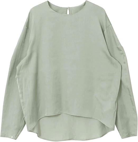 Amazon ケービーエフ シャツ ブラウス Web限定 袖タックブラウス レディース Kw04 23y060 Mint One シャツ ブラウス 通販
