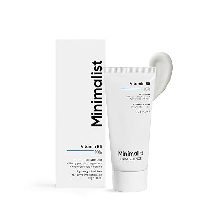 Minimalist Dehydrated Skin & Damaged Barrier Repair Moisturizer with 10% Vitamin B5 for Oily & Acne-Prone Skin | Oil-Fre