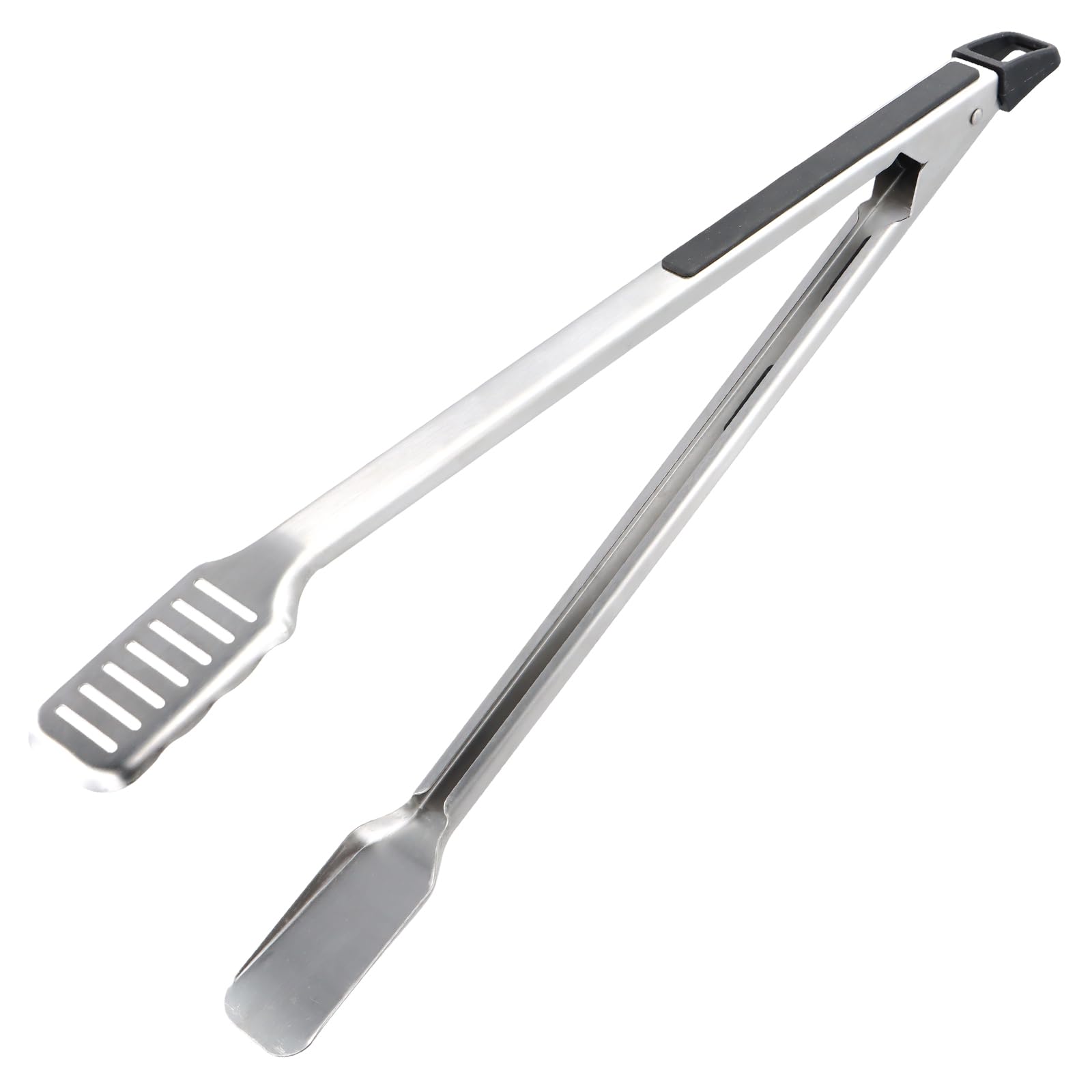 Pinzas De Barbacoa De Acero Inoxidable 40 Cm - Profesionales, Para Asar Carne Y Verduras, Agarre Ergonómico Y Cierre Para Guardar
