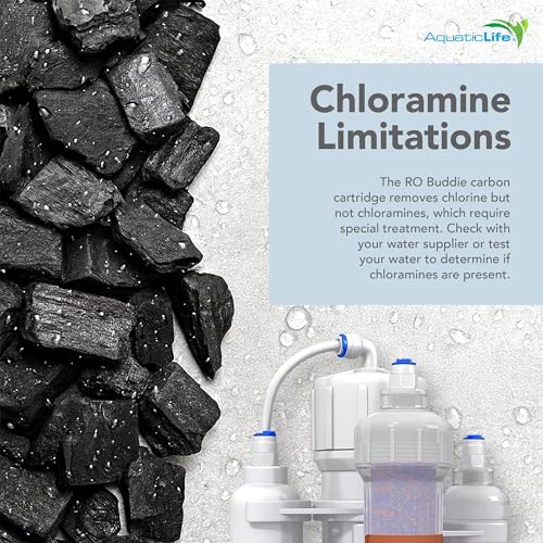 Image of Aquatic Life RO Buddie 4-Stage Aquarium Water Filter System, Reverse Osmosis RO /DI Filtration Unit for Fish Tank, Fountains, and More, 50 GPD (Gallons Per Day) (Pack of 2)