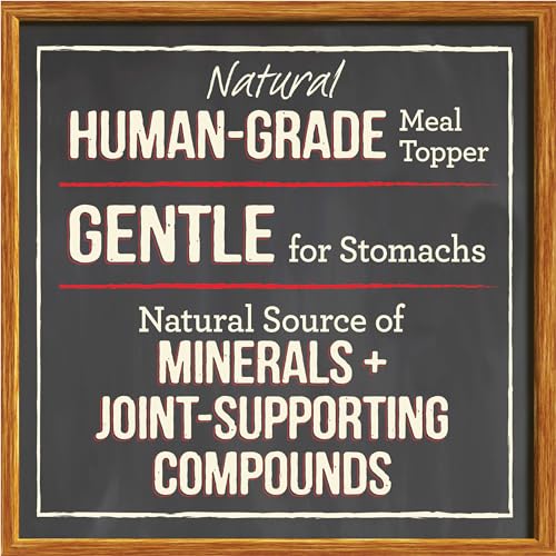 Image of Merrick Grain Free Beef Bone Broth Dog and Cat Food Topper, Premium Grain-Free Complement, 16 oz. Pouch