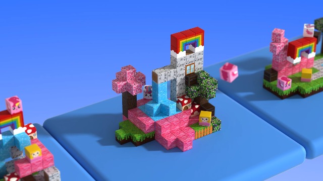 Annexfun Bloques magnéticos - 100 piezas de bloques de construcción Cubos de unicornio - Juguetes para regalos de Navidad y cumpleaños Montessori para niños pequeños - Juguetes sensoriales STEM para