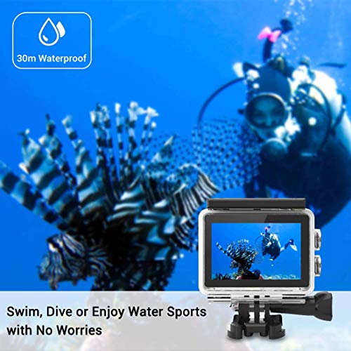 Image of Xmate Stunt Sports Action Camera (Black) | Fast Mode - up to 120 FPS Video Recording |16MP Camera | 4K Video Vecording | Water-Resistant | Supports Micro SD Card up to 32G