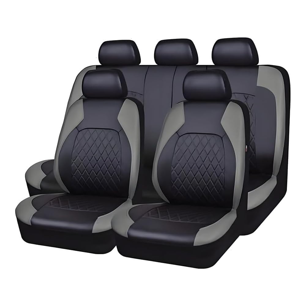 Housse siège auto Toyota Prius Plus 2016-2025 en cuir gris