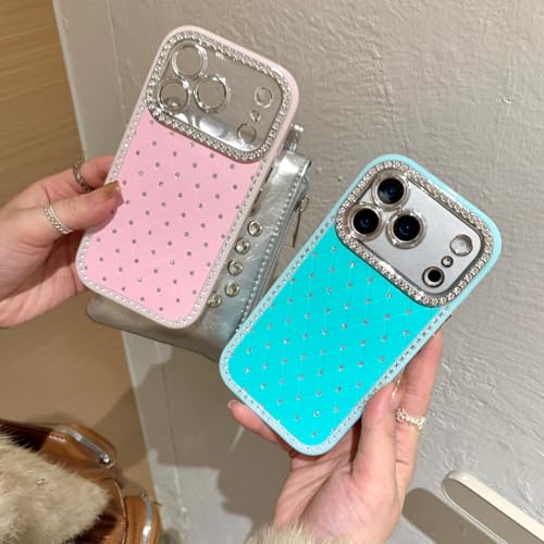 Coque iPhone 15 Pro Max antichoc kaki paillettes évite les chutes et rayures - 6