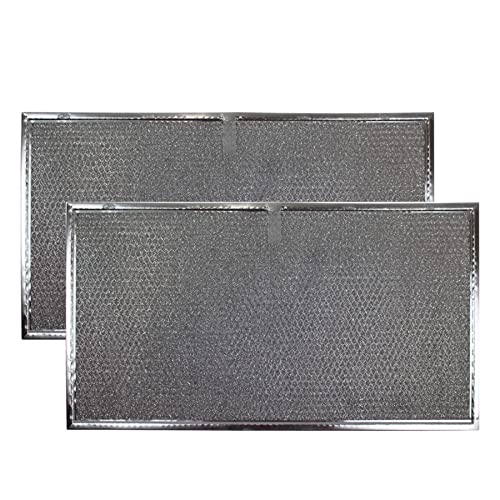Filter Everything Replacement Aluminum Range Hood Filter Compatible with Whirlpool Y706012 – 9” x 16.5” x 0.03” – 2-Pack – Fits Whirlpool, GE, Samsung, KitchenAid, Maytag Models