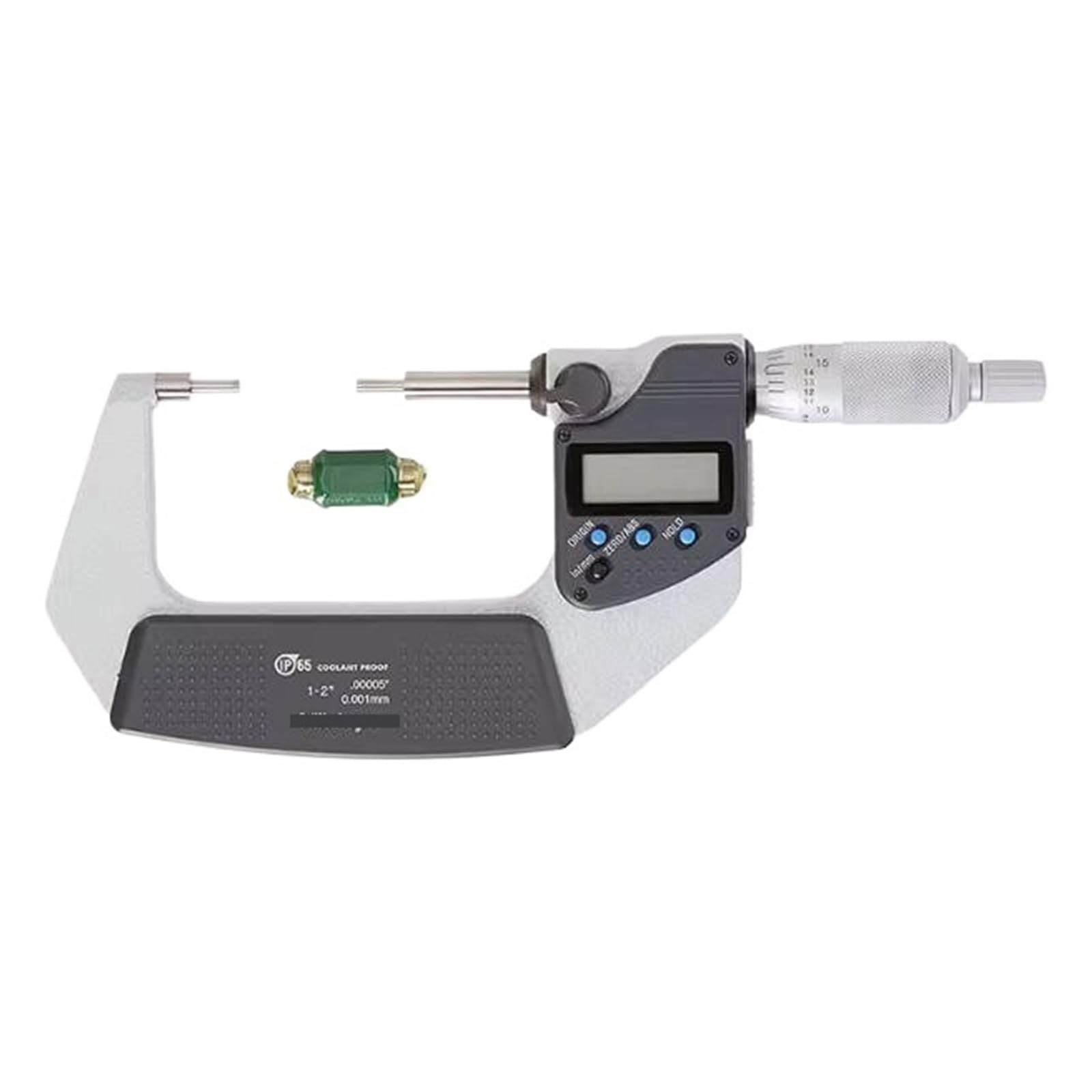 AWWVRLMM Spline Outside Micrometer 331-352-30 1-2" Caliper Type with Carbide Tips Machinist Tool for Metalworking