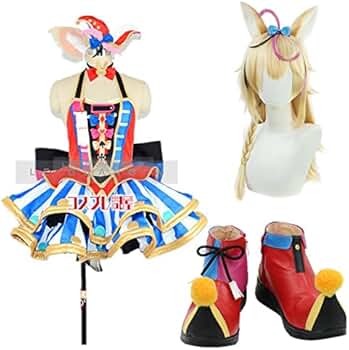 Amazon.co.jp: バーチャルYouTuber 尾丸ポルカ 手袋＆ニーハイ付き