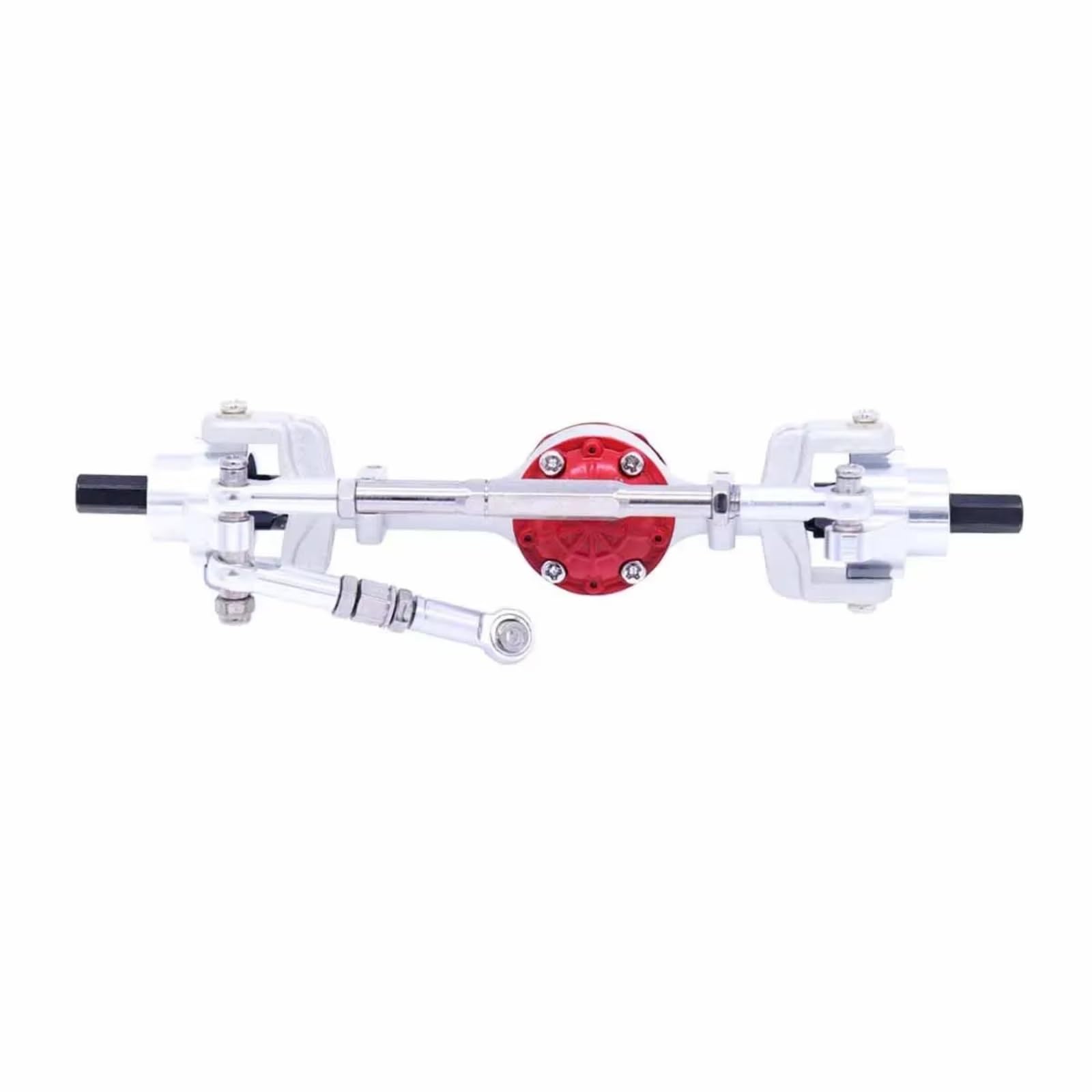 Compatible con WPL C14 C24 C34 C44 B14 B24 4WD 6WD 1/16 RC Camiones Coches Mejoras Piezas Metales Engranaje Delantero Trasero Puente Eje Piezas