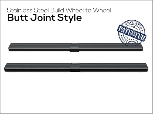 Miniatura 4 de APS Estriberas laterales rueda a rueda de 5 pulgadas compatibles con Toyota Tundra 2007-2021 Double Cab 6.5 pies (barras nerf barras laterales de