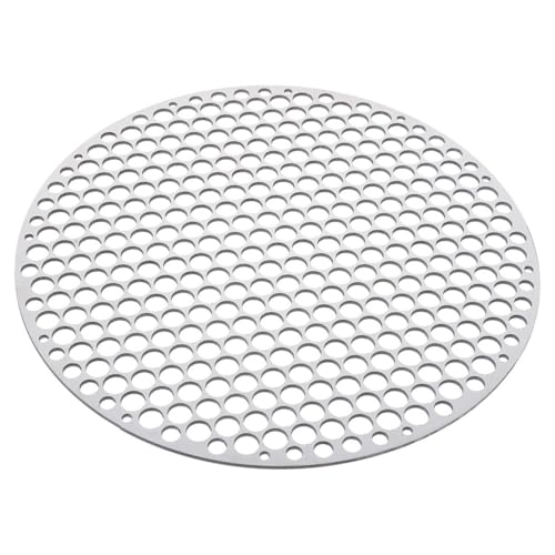 Cabilock Round Grill Mesh Mesh for Barbecue Camping Outdoor Cooking Multi Function Wear Resistant Grill Rack for Vegetables Meat Fish More