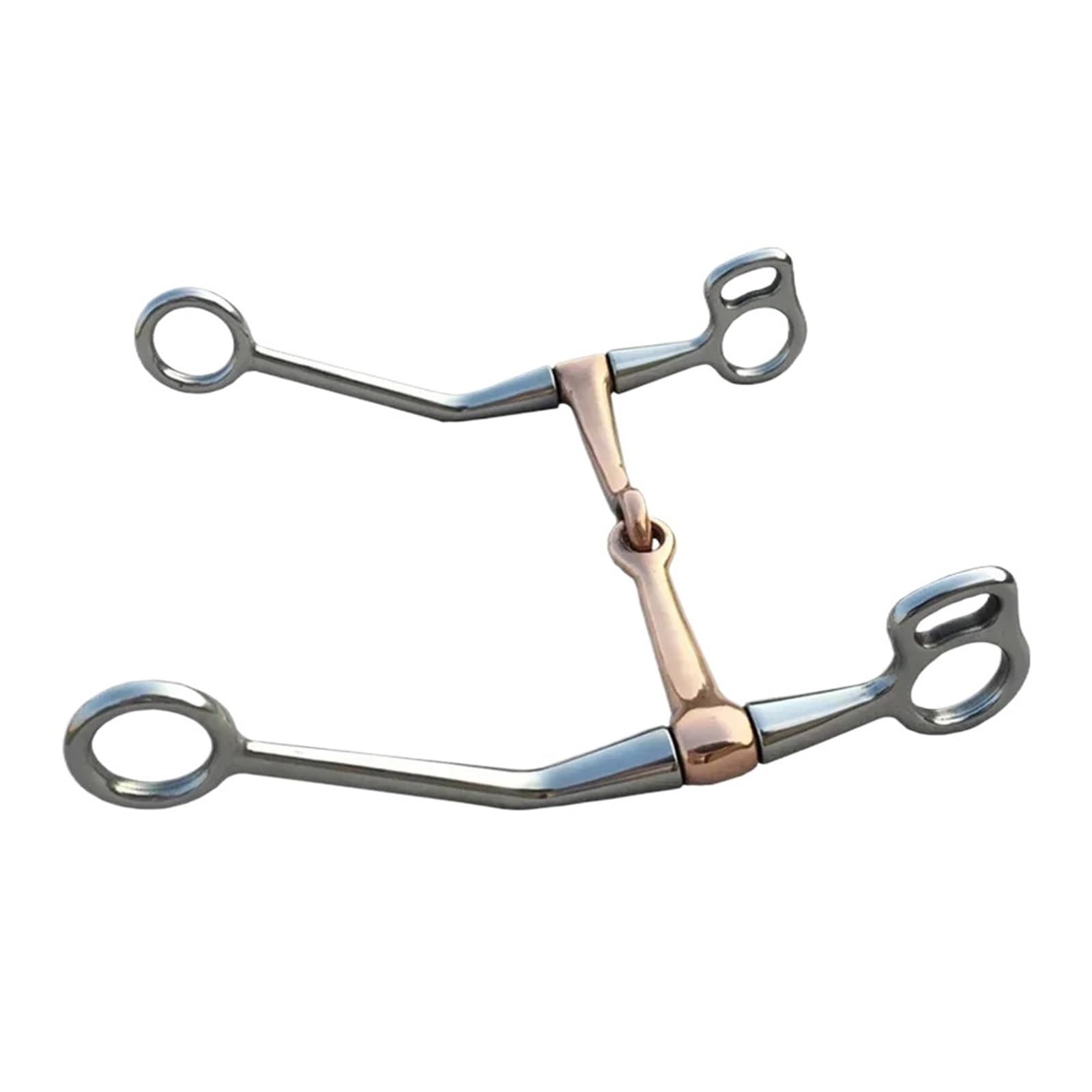 Caballo bit Broca de Caballo de Acero Inoxidable, Broca de Serpiente for mejillas Completa, Tachuela de Caballo de Boca de Cobre, 1 ud.