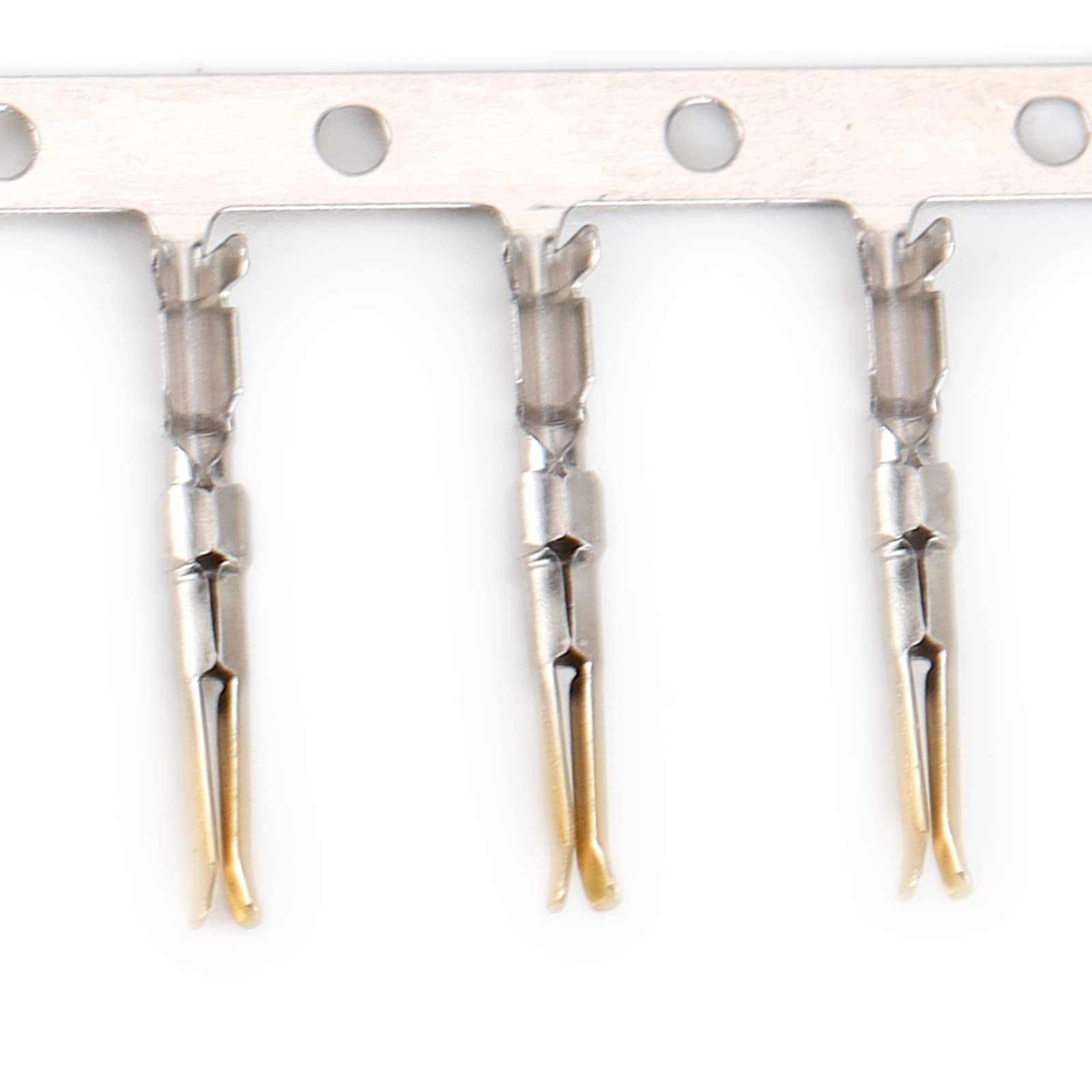 Jienk 200PCS D-Sub Female Crimp Pins, 2mm Pitch Gold Plated DB Crimping Pin for DB9, DB15, DB25, DB37, DB50 Type Connector (Female)