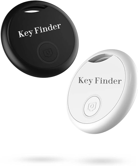 Key Finder Item Finders, Jiobbo Smart Key Tracker Fob Bluetooth Tags Locator Personal Key Wallet Phone Luggage Tracker for Pets Kids Anti-Lost Finder for iOS Android 2 Pack