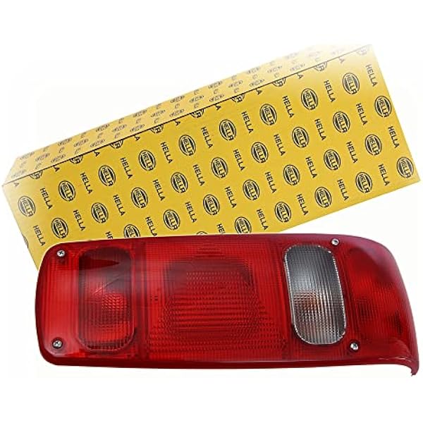 HELLA Lampa tylna zespolona - Caraluna I - żarówek - 12V - Zabudowa/przykręcany - ECE/brak SAE - Kolor szkła reflektora: biały / czerwony - Wtyczki: Wtyk płaski - z prawej - 2VA 007 502-061