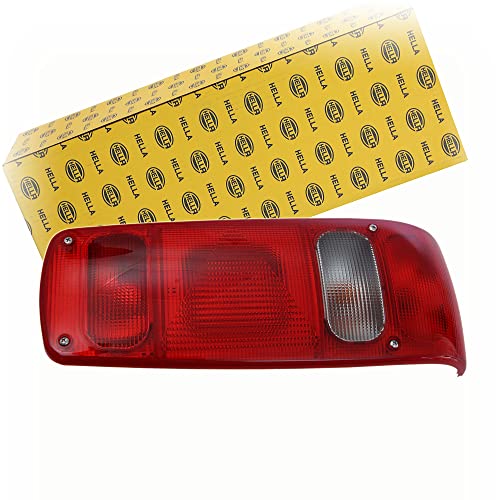 HELLA Rückleuchte - Caraluna I - Glühlampe - 12V - Einbau/geschraubt - ECE/nicht SAE - Lichtscheibenfarbe: weiß/rot - Stecker: Flachstecker - rechts - Menge: 1-2VA 007 502-061