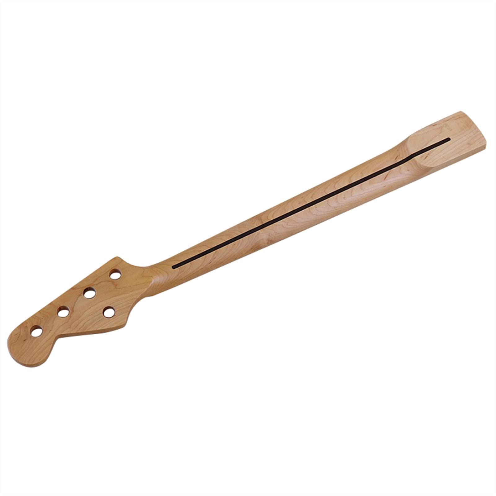 FLFL Collo per Chitarra per Basso Elettrico A 5 Corde in Legno Naturale Matte 21F 7.5 Cm Larghezza Manico Chitarra incompiuto