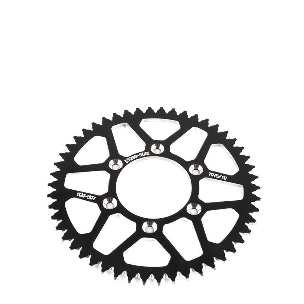 Moto Piñon Delantero， Para piñón de abeja Para Sur-ron Piezas de cadena trasera 50T de aluminio 7075 520 cadena retenedor placa，(1PC-01)