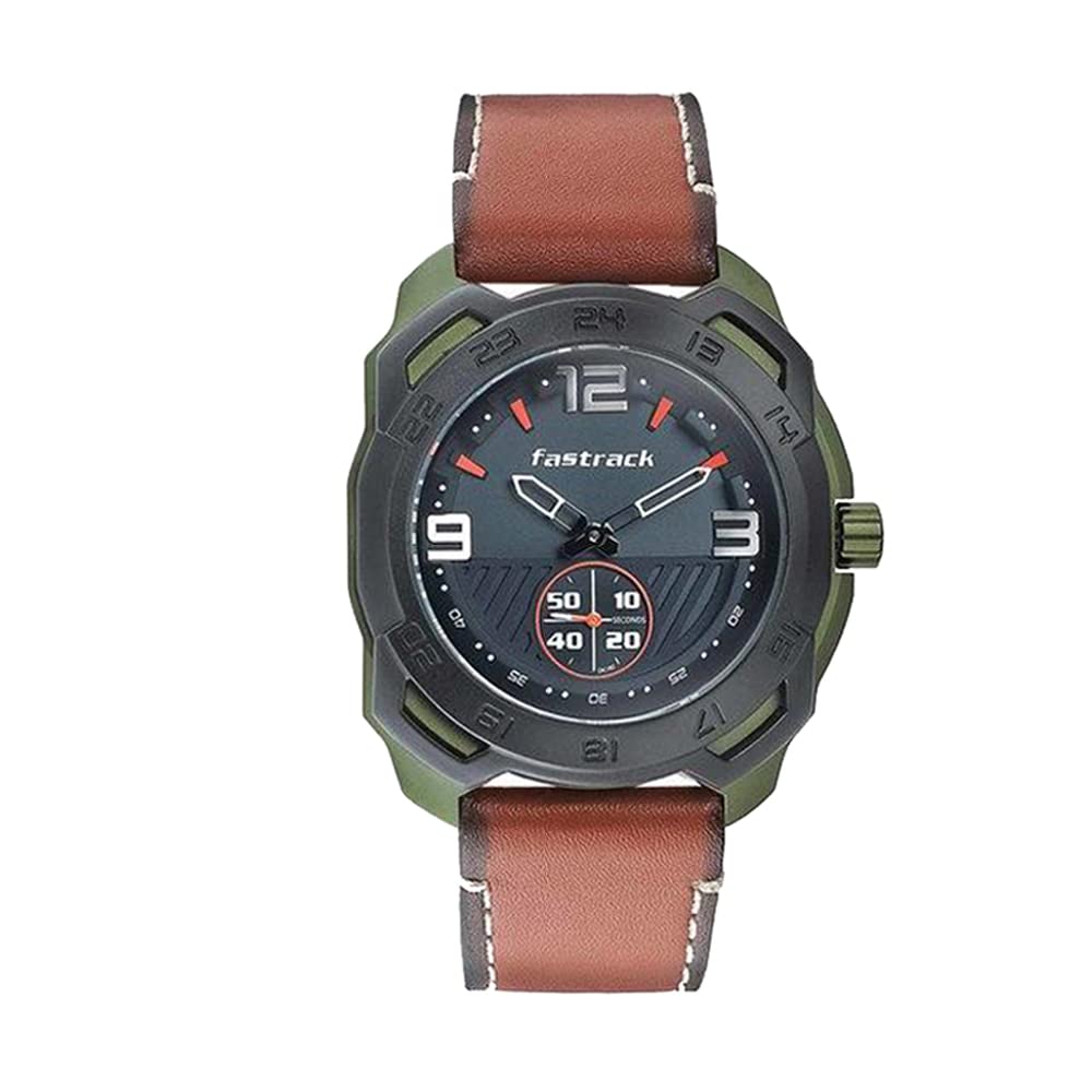 Fastrack Men Leather All Nighters Analog Multicolor Dial Watch-Nn3192Al01/Np3192Al01, Band Color-Brown (B08CGQ9GCD) Amazon Price History, Amazon Price Tracker