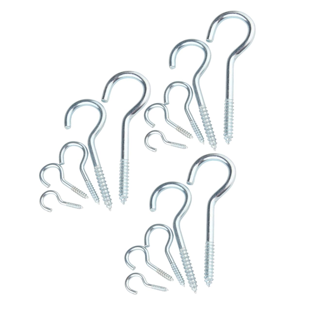 HAWILLOSCH 15pcs Heavy Duty Ceiling Hooks Wall Hooks for Hanging Ceiling Screw Hangers
