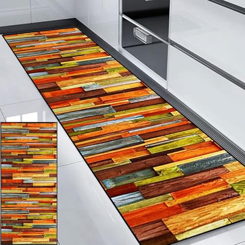 ラグ カーペット 洗えるラグマット 82 x 210 cm 滑り止め洗える防ダニ抗菌オールシズン,簡単に掃除北欧付き厚手北欧風床保護転倒を防ぐリビン用じゅうたん,フネル絨毯廊下敷きカペロマ家庭、廊下、オフィスなどの場所, D