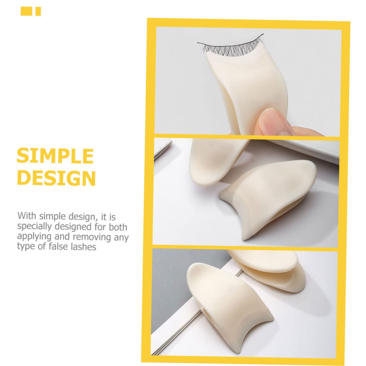 minkissy 20pezzi Pinzette Per Extension Ciglia Strumento Pratico Per Applicare e Rimuovere Ciglia Finte Inossidabile Clip Leggera e Portatile Per Uso Quotidiano