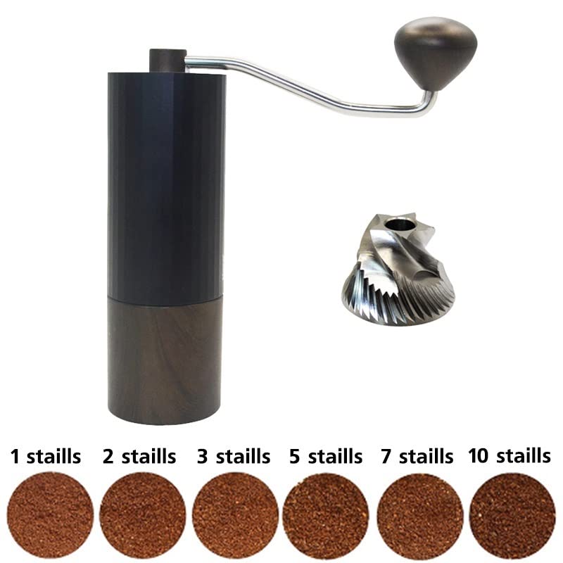 XinQt Manuelle Kaffeemühle Tragbare Handschleifer Hohe Qualität Edelstahl Grat Küche Kaffeeschleifer Kaffeezubehör… – Bild 3