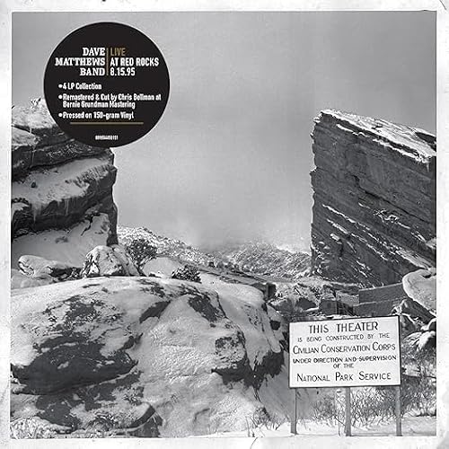 Dave Matthews Band Live At Red Rocks 8.15.95 vinyl cover
