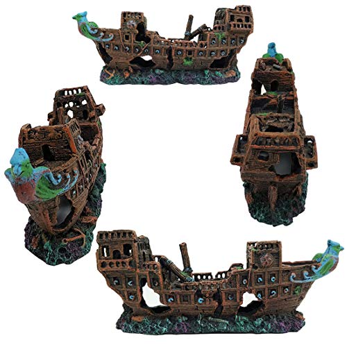 MEIZI Decorazione per Acquario 24x10x7CM Grande