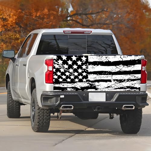 Image of Truck Tailgate Wraps Decal - 66x23.6 in America Flag Decal Graphics Tailgate Decals for Trucks, Tailgate Wraps for Trucks,Truck Tailgate Graphics - Tailgate Decal-29