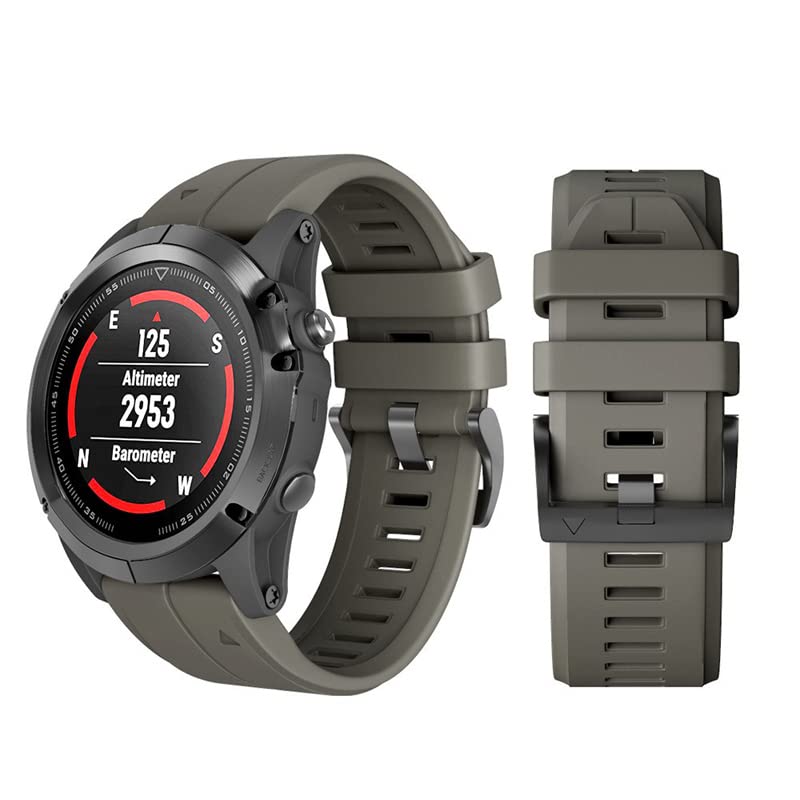 Correa de silicona de 22mm para Garmin Fenix 7 6 Pro 5 Smart Watch, pulsera deportiva Easyfit ágata 3