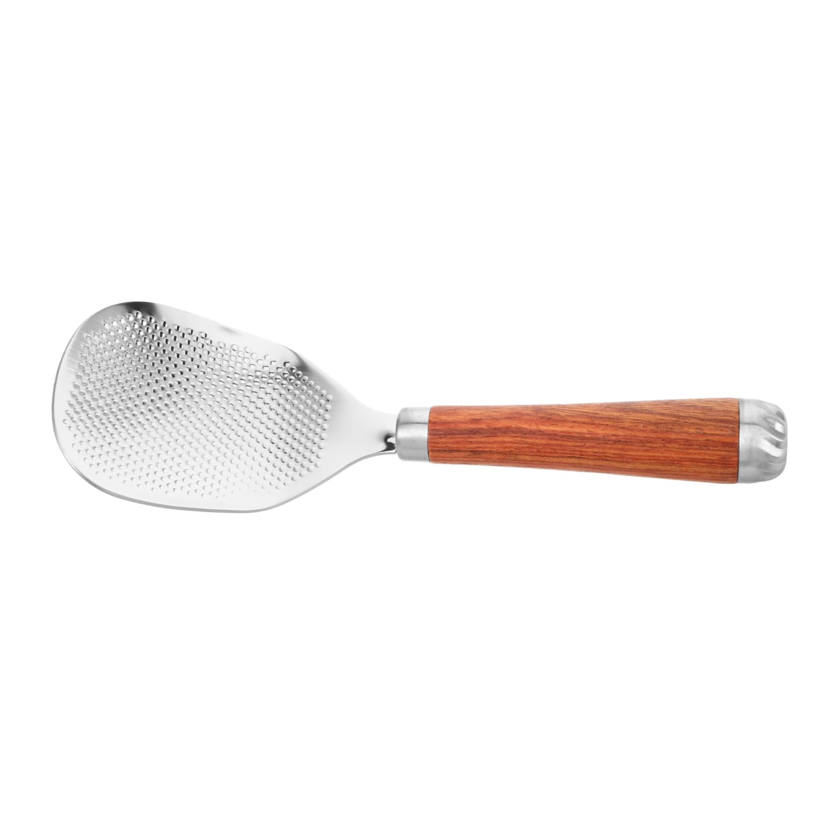 Serving Spoon: Stainless Steel Non-stick Rice Spoon Paddle With Wooden Handle - Heat-resistant Food Utensil For Serving Rice