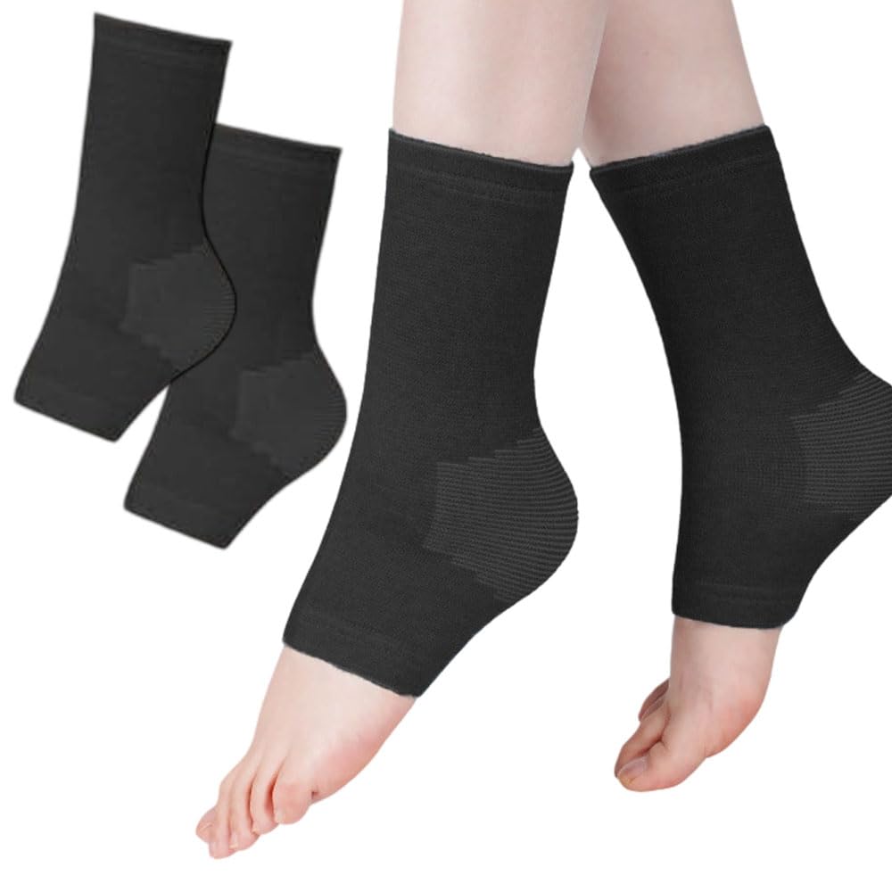 Foot Sleeves, 2025 New Ankle Brace Protection Socks for Women, Ankle Compression Socks for Swelling Sprain Plantar Fasciitis Relief