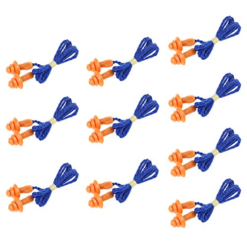 NUOLUX Silicone Réutilisables Bouchons d’Oreilles Antibruit...