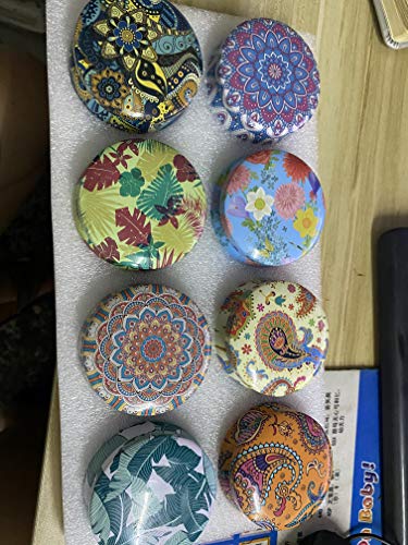 YIHANG Velas perfumadas Primavera, fresa, limón, rosa, lavanda, higo mediterráneo, romero, pera de englister y freesia, cera de soja natural portátil vela de estaño de viaje, set de regalo de 8