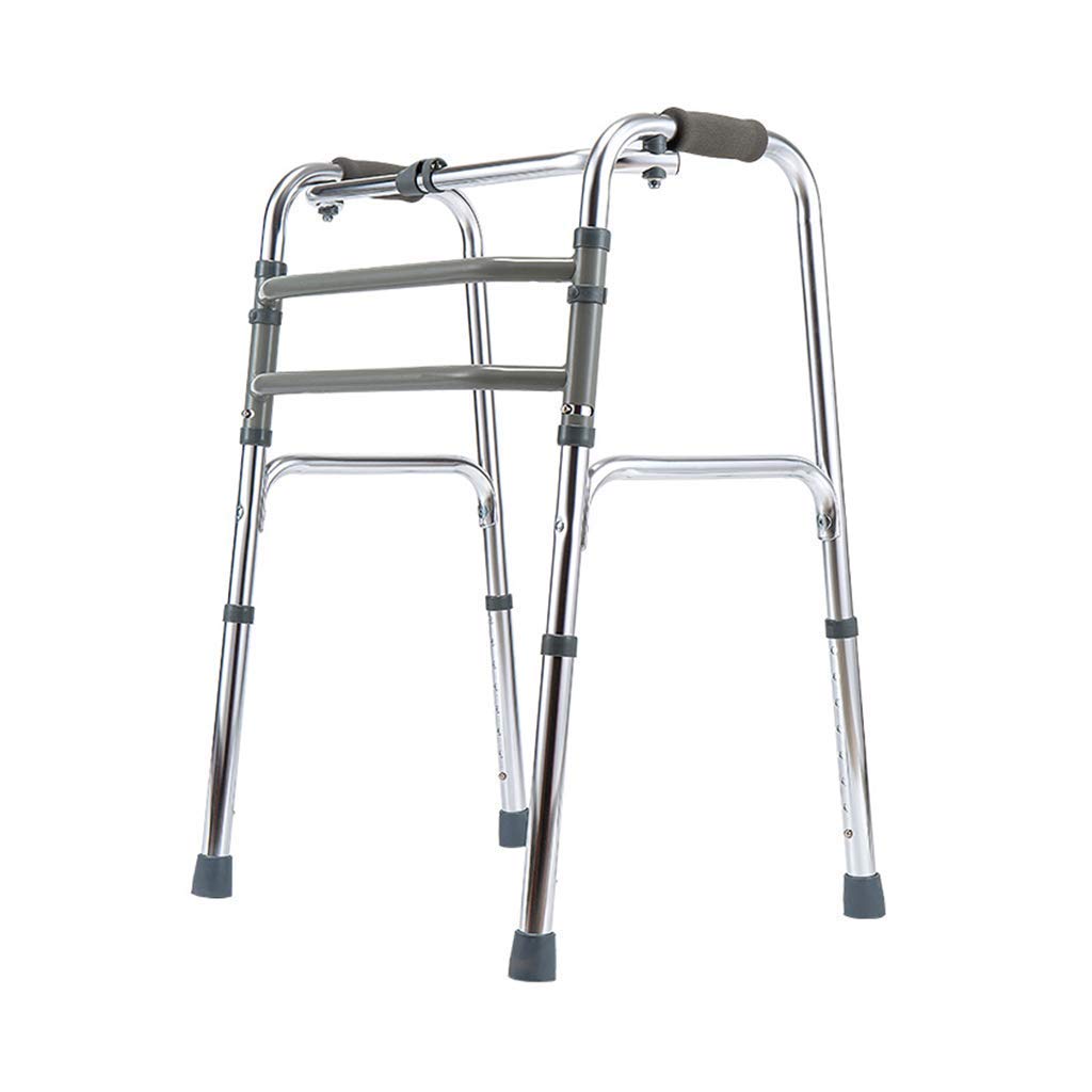 Andador Plegable. El Andador es Ligero y Plegable. Andador de aleación de Aluminio con Altura Ajustable, Plegable (sin Ruedas).