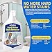 QONS Hard Water Stain Remover, Shower Glass Door Cleaner Cream For Hard Water Stain,Bathroom Glass,Windows,Tile,Grout,Toilet Bowl,Calcium Build Up,Hard Water Cleaner 16.91 Oz (670 Grams)