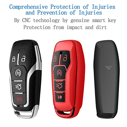 Coque souple pour clé de Ford Mustang et F-150 rouge