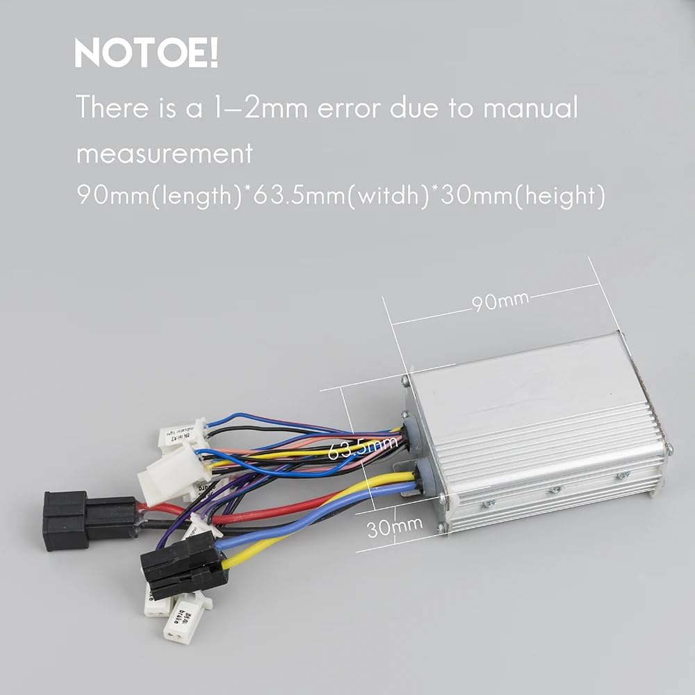 Hulajnoga Elektryczna Sterownik Szczotkowany 500W 800W 1000W Regulator Prędkości 36v 48v Skuter Elektryczny Rower E-Bike Akcesoria Część Sterownik Elektryczny Skuter (36V50