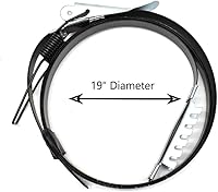 Vista 3 de Big Horn 11774 Abrazadera de banda de 19" de diámetro para colectores de polvo Oasis